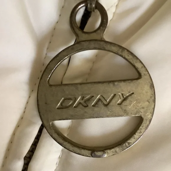 DKNY Ivory Down Feather Vest - Picture 5 of 13